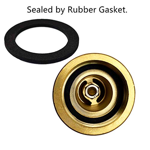 SAFBY Fire Hose Nozzle Brass Fire Equipment Spray Jet Fog (1.5" NH/NST) - color: Yellow, size: 1.5 inch NST