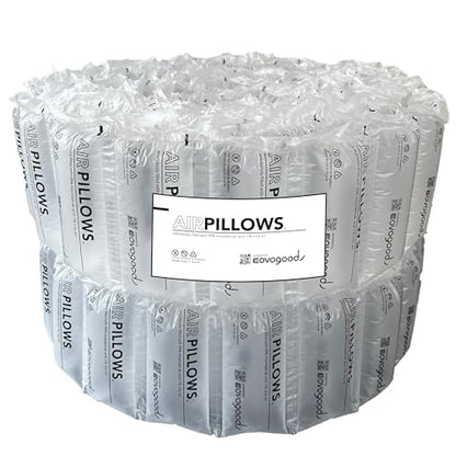 AirPillows™ 150 Count Premium Prefilled Air Pillow Bubbles for Package Shipping | 3 Cu Ft, 22 Gal, 4x8-In Ea | like Packing Peanuts Foam Paper | Strong Nylon Void Fill Cushion Protection by Covogoods