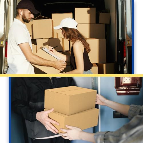 30 Pack 6x6x4 inches Small Shipping Boxes Brown Corrugated Cardboard Boxes for Packing, Mailing, Moving, Business - size: 6x6x4 inch