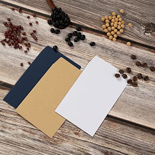 100 Pack Seed Envelopes Self-Adhesive, 3 1/4 x 4 1/2 inches, Black - color: Black