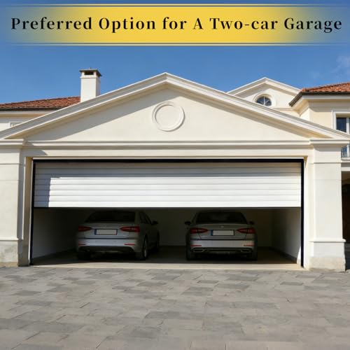 tonchean 16 x 8 Ft Two-Car Roll Up Garage Door Brush Seal Kit Top & Side