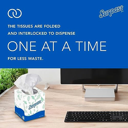 Surpass Facial Tissue, Bulk, 36 Boxes x 90 Tissues (21320)