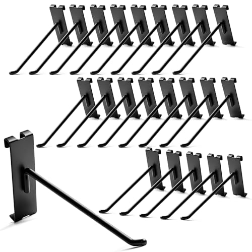 Gridwall Hooks 8 Inch, 60 Pack Metal Display Hooks for Grid Wall - size: 8 inch