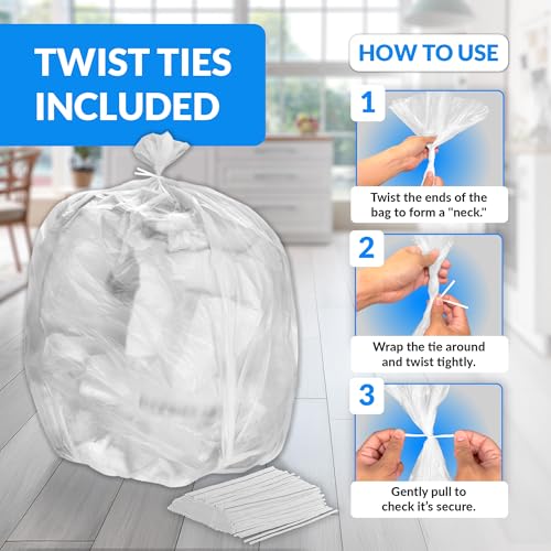 Reli. 65 Gallon Trash Bags Heavy Duty | Made in USA