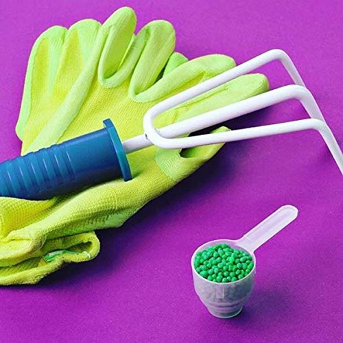 5cc Long Handle Measuring Scoop (1 Teaspoon / 5mL) - Heavy-Duty Plastic Spoon for Powders, Pre-Workout, Supplements, and Spices, 3-Pack