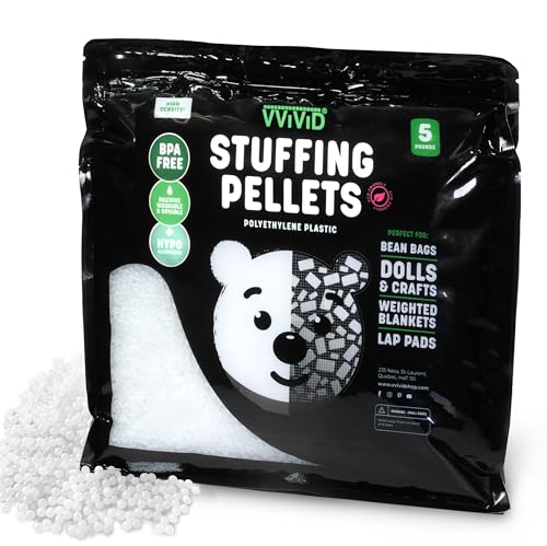 VViViD Eco-Friendly Weighted Stuffing Beads Poly Pellets (5lbs) - size: 5 lbs