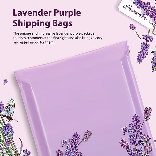 Fuxury Large Poly Mailers 24x24" 300 Pcs, Bulk Shipping Bags for Clothing - color: Light Purple, size: 24x24" 300pcs