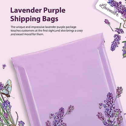 Fuxury Large Poly Mailers 24x24" 300 Pcs, Bulk Shipping Bags for Clothing - color: Light Purple, size: 24x24" 300pcs