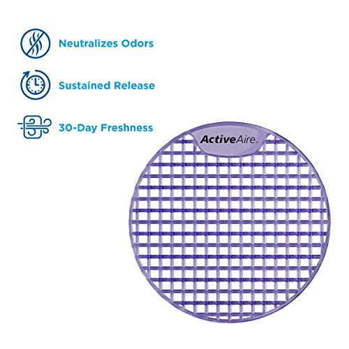 Georgia-Pacific ActiveAire Deodorizer Urinal Screen by GP PRO (Georgia-Pacific), Lavender, 48272, 12 Screens Per Case - style: Lavender - 12 Screens