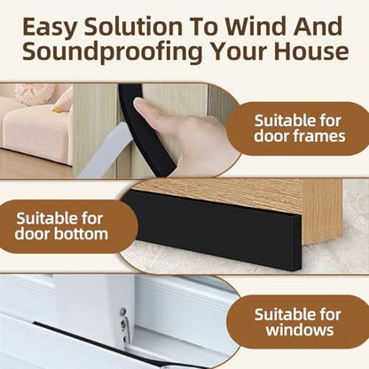 1 in Wide x 1/8 in Thick x 33FT Foam Weather Stripping Door Seal,Window Sealing Tape，Single-Sided Self-Adhesive Insulation Sealing Strip,Black - color: Black, size: 1 IN x 1/8 IN x 33FT