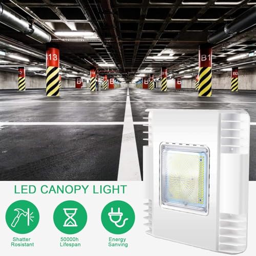 OSTEK LED Canopy Light 150W Gas Station Carport Ceiling Light 5700K