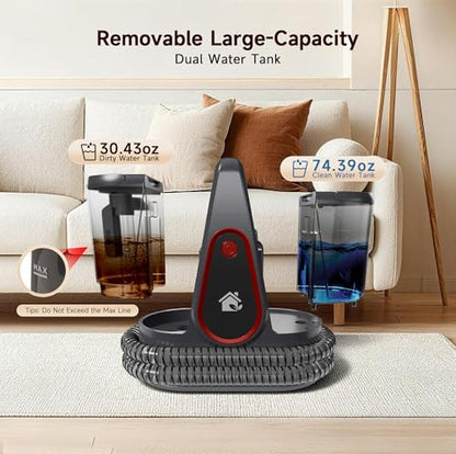 WURESE 17KPa Portable Carpet Cleaner Machine, Spot Shampooer for Couch Sofa