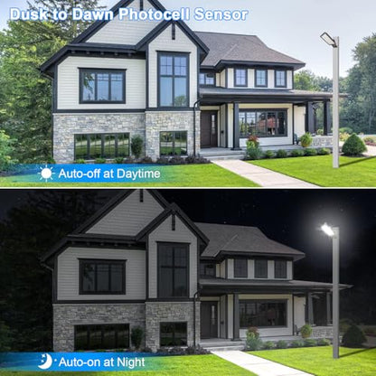 350W LED Parking Lot Lights Outdoor Trunnion Mount 5000K 3Pack - size: 350W/Trunnion/3PC