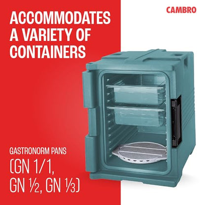 Cambro Insulated Food Pan Carrier - Hotbox for Catering & Transport - UPC400 Series (Slate Blue) - color: Slate Blue