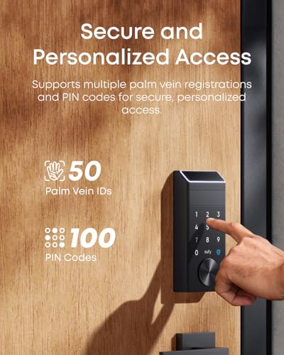 eufy Security Smart Lock FamiLock E34 with Palm Vein Recognition - style: Palm Vein