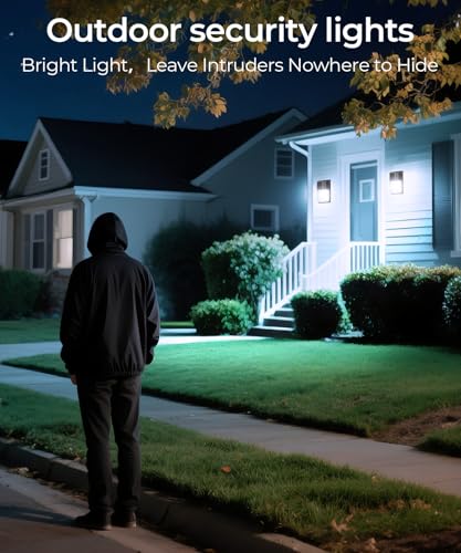 CINOTON 30W LED Wall Pack Light, 5000K 3600LM, Dusk to Dawn Sensor, 4 Pack - size: 4 Pack