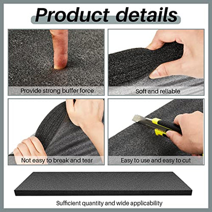 Ramede 54 X 16 X 2 Inch Polyethylene Foam Sheet for Gun Case - size: 54 x 16 x 2 Inch