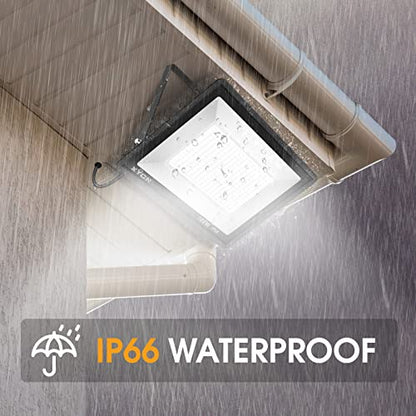 XYCN 3 Pack 100W LED Flood Light, IP66 Waterproof Outside Flood Light, 11500LM Super Bright Outdoor Security Lights, 5000K Daylight White Floodlight for Yard Garden Playground Basketball Court Patio - color: 100W 3pack led flood light