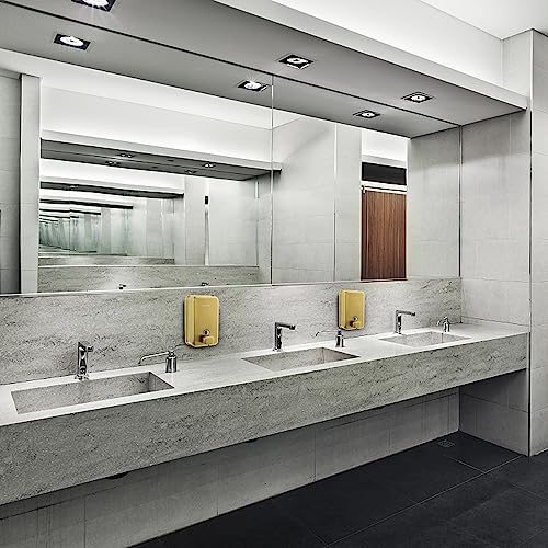 Wall Mounted Commercial Soap Dispenser Bathroom, Vertical Gold - color: Vertical Gold