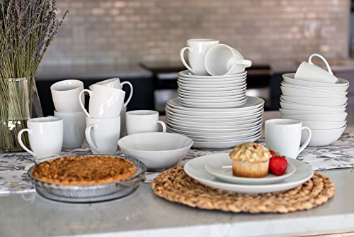 10 Strawberry Street 7" Catering Coupe Cereal Bowl, Set of 12,White - size: 7" Cereal Bowl, style: Coupe