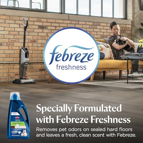 Bissell Multi-Surface Pet Solution with Febreze, CrossWave, 80 oz, 2295L - size: 80 Fl Oz (Pack of 1)