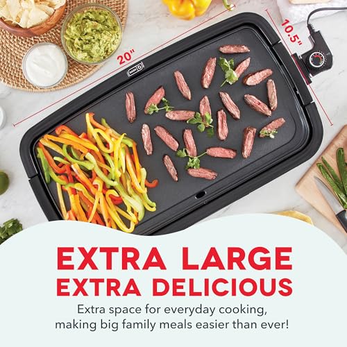 Dash Deluxe Everyday Electric Griddle, Removable Nonstick Plate, Navy - color: Navy