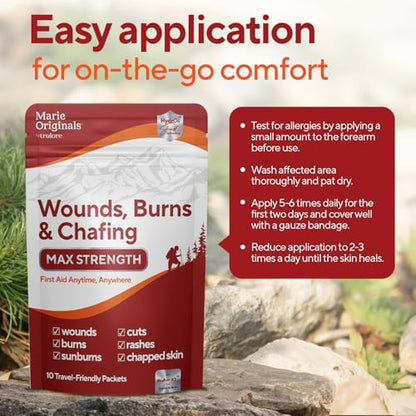 Marie Originals Wounds, Burns & Chafing Ointment Packets, 10 Packets
