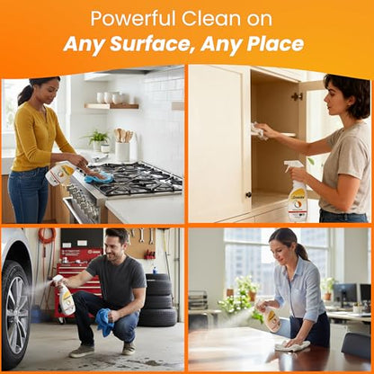 Citra Solv Natural Multi Purpose Spray Cleaner, Valencia Orange, 22 Ounce (Pack of 6) - size: 22 Fl Oz