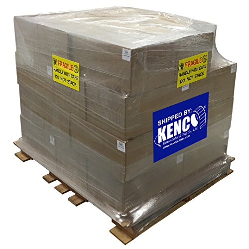 4" X 6" Direct Thermal Perforated Stickers Labels for Shipping Labels, Inventory, and Color Coding - Compatible with Zebra, Rollo, Godex and More (Pink, Pallet) - color: Pink, size: Pallet