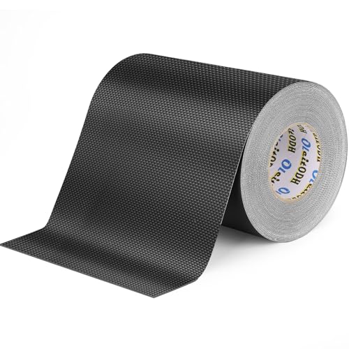 Oleitodh 4" x 60 ft Rubber Grip Tape, Black, for Handles & Tools - color: Black, size: 4 in x 60 ft