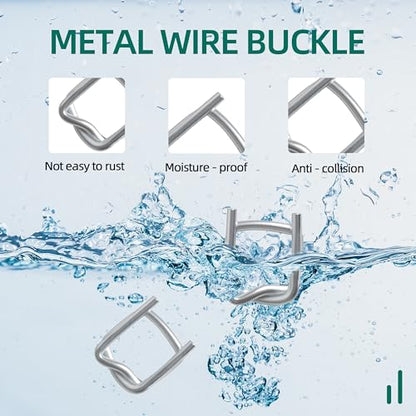 3/4" Metal Wire Buckle for Woven Cord Strapping