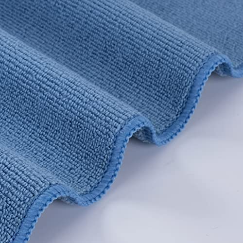 POLYTE 340 GSM Multipurpose Microfiber Cleaning Towel, 16x16 in, 12 Pack