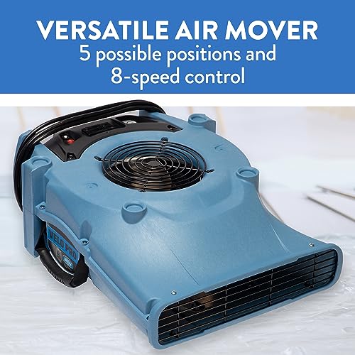 Dri-Eaz 114969 Velo PRO Air Mover, Professional Water Damage Carpet Dryer (F505), Air Blower Dryer for Carpets, Walls, and Floors
