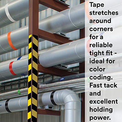 3M General Purpose Vinyl Tape 764, Red, 2 in x 36 yd, 5 mil, 1 Roll - color: Red, size: 2 in x 1296 in