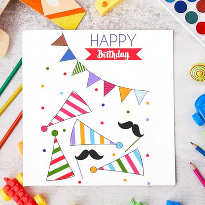 Henoyso 110 Pack 12 X 12 Inch White Cardboard Sheets - color: White, size: 12 x 12 Inch