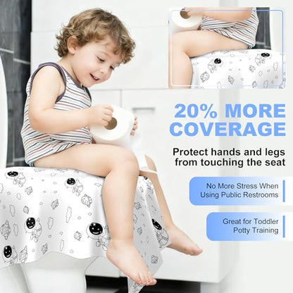 Toilet Seat Covers Disposable for Kids & Toddlers & Adult 20 Pcs