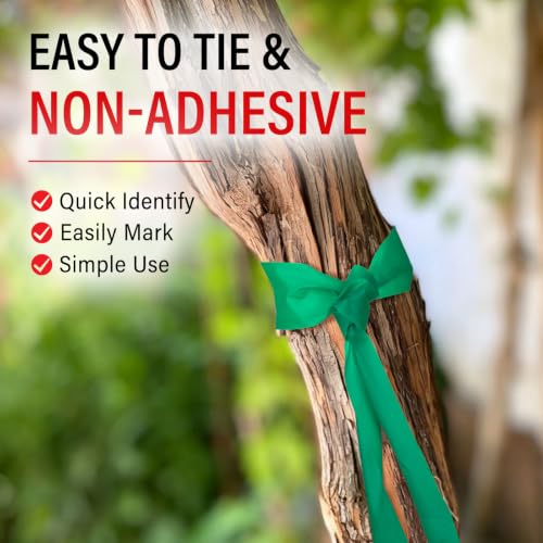 GEYYANG 6 Pack Green Flagging Tape, 1-3/16in x 100ft, 3.35 Mil Thick - color: Green, size: 1.18in X 98ft