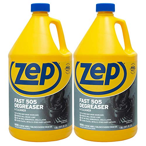 Zep Fast 505 Cleaner and Degreaser - 1 Gallon (Case of 2) - size: 256 Fl Oz (Pack of 1)