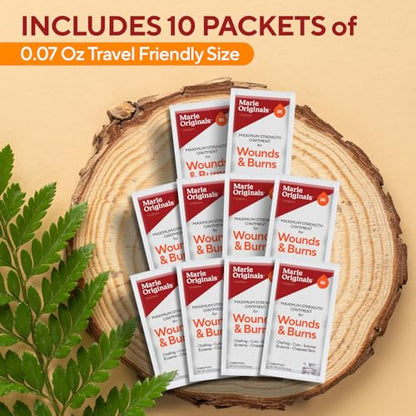 Marie Originals Wounds, Burns & Chafing Ointment Packets, 10 Packets