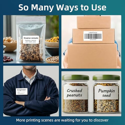 500 Sheets 5000 Pcs 2”x4” 10 Up Shipping Address Labels Compatible with Laser and Inkjet Printers, 2x4 10 Per Page Strong Adhesive Internet Mailing Shipping Labels - size: 2"x4"---500P