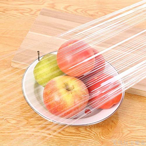 APQ 4 rolls of Cast Hand Stretch Film 12" x 2000'. Hand Stretch Wrap, 60 Gauge Thickness. Excellent Tear Resistance. Clear Residue Free Film for Moving, Shipping, Wrapping. Industrial Grade Cast Film. - size: 12" x 2000'