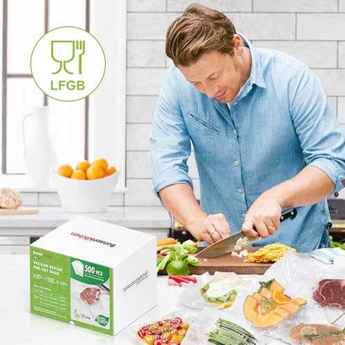 Bonsenkitchen Precut Vacuum Sealer Bags, 500 Pint 6" x 9" Food Sealer Bags - size: 6" x 9" 500pcs