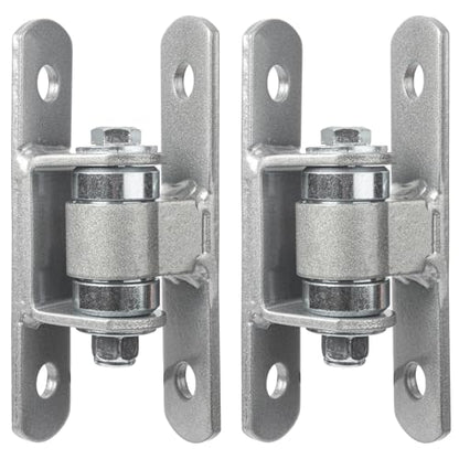 Heavy Duty Bolt on Sealed Bearing Outdoor Gate Hinges - Bolt onto Gate and Post for Large Heavy Driveway Gates Up to 1100 Pounds, Adjustable Yoke Pivot CI3700 Gate Hinge (Sold as a Pair)
