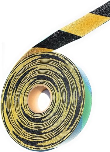 DuraMark RPT-750 Reflective Pavement Marking Tape, Black, 3 in x 18 ft - color: Yellow/Black, size: 3 Inch x 18 Ft