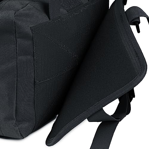 Scherber Vehicle IFAK Emergency Trauma Kit | 25+ Medical Supplies & Equipment, NAR Tourniquet & CPR Mask | Fully Stocked Rip Away Molle Pouch for Car, Home & Professional First Aid | Basic, Black