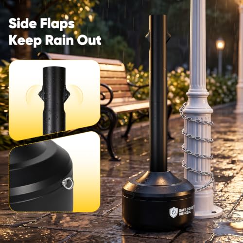 AugFir Outdoor Waste Receptacle Trash Bin