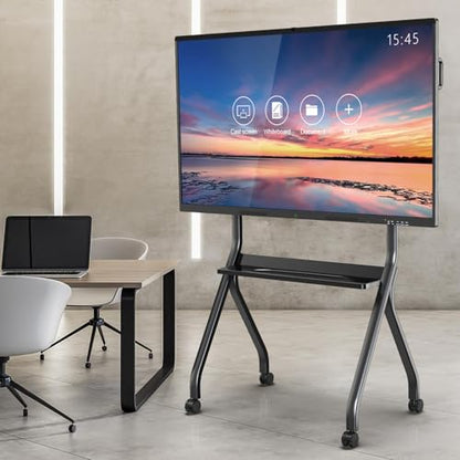 55''-65'' Smart Board Stand, 4K UHD Interactive Touchscreen Whiteboard, Android14 Wireless Smartboard for Classroom Home Office Studio - size: 55"-65"