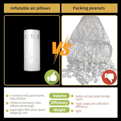 300 Count Air Pillows for Shipping Inflatable Air Bags for Packing, 3.54" X 5.9" Air Pockets for Packaging Moving Supplies Box Filler Purse Shaper Alternative to Packing Peanuts - size: 3.54" * 5.9" (300 Count）