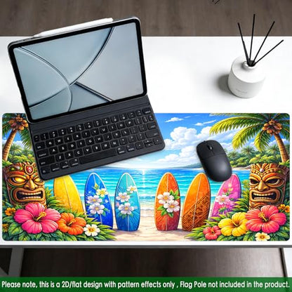 Nuxovilar Large Gaming Mouse Pad Desk Mat, 15.7x35.4 Inches Polyester - color: Mi08294