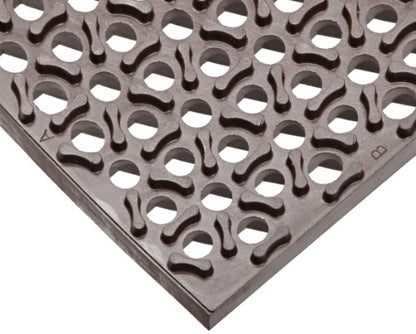 NoTrax T15 Optimat® Honeycomb Design Drainage Mat, 3' X 4' Brown - color: Brown, size: 3' Width x 4' Length
